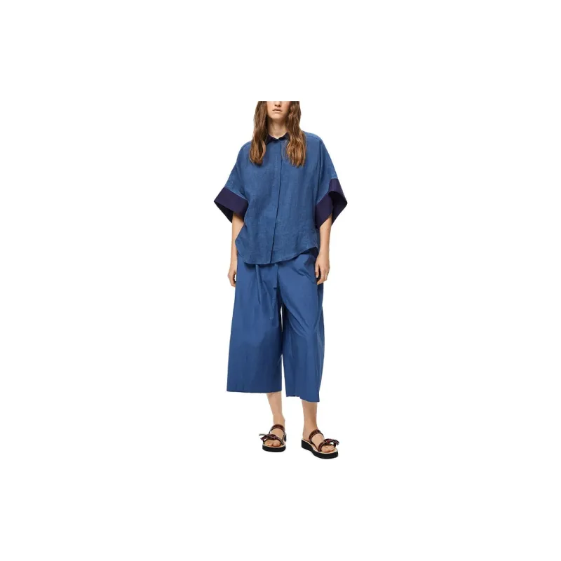 LOEWE Shirts Women's Blue-1