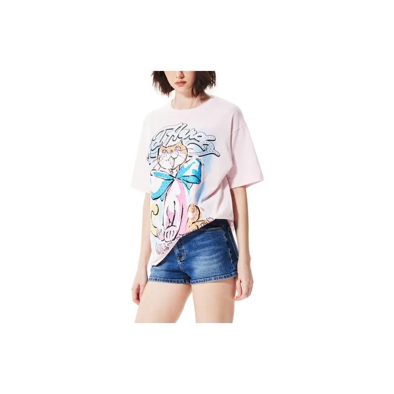 Ed Hardy T Shirt Women's Cherry Blossom Pink-4