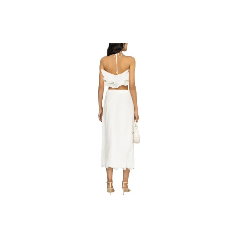 Zimmermann High Tide Appliqué Skirt-2