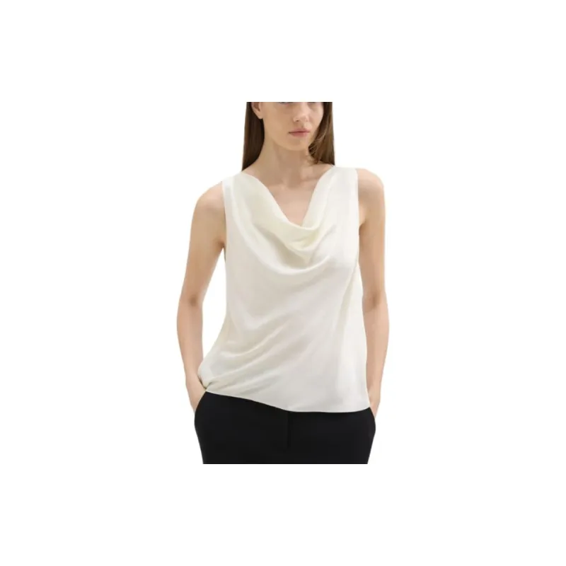 THEORY Tank Tops Women's Ecru-1