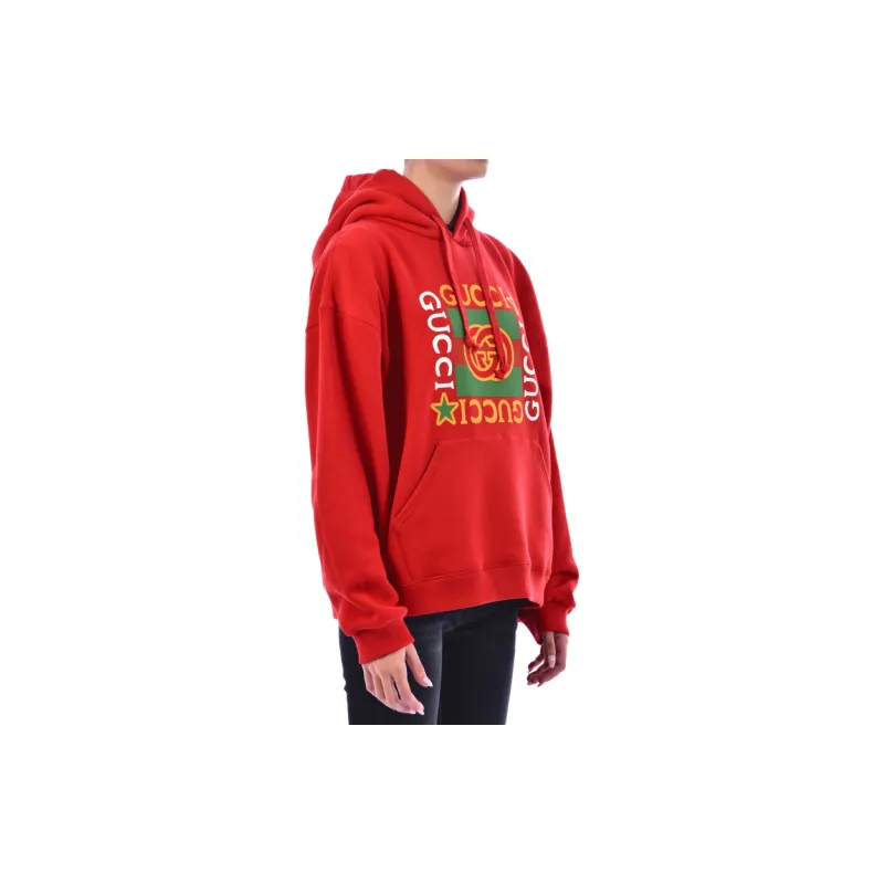 GUCCI Logo Star Print Hoodie-2