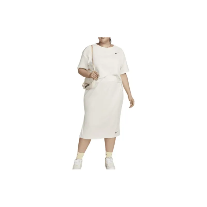 Nike Sportswear Chill Rib Women's Slim Midi Skirt Plus Size-3