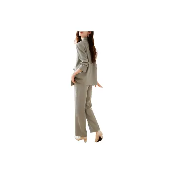 Mo Han Yi Mei Business Suit Women's Gray Green