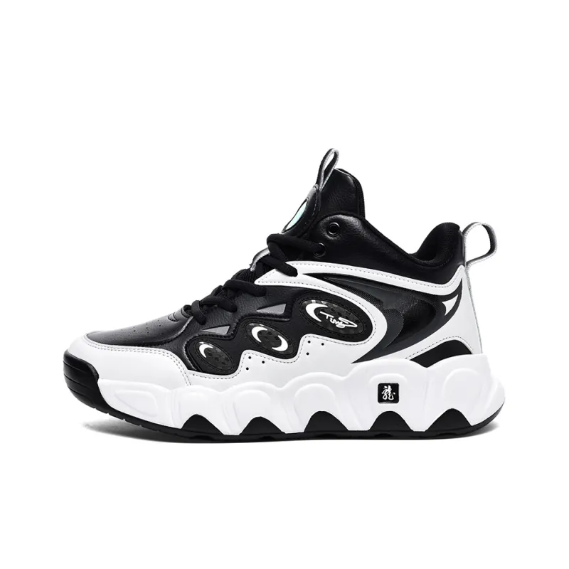 Black tailed Deer Thermal Cushioning Abrasion Resistant Slip Resistant High Top Basketball Shoes Men's-13