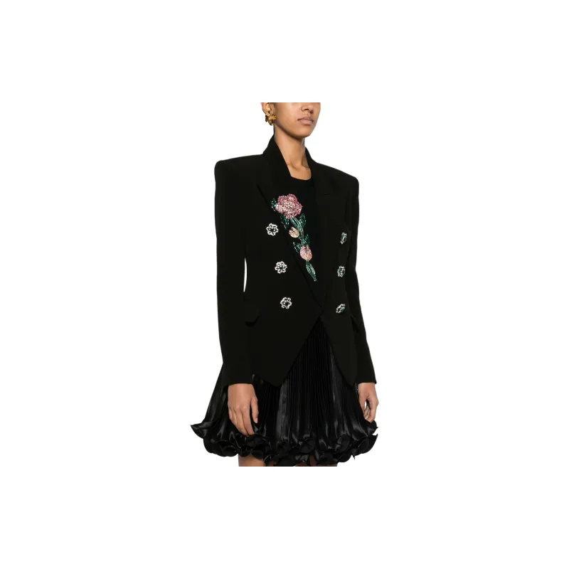 BALMAIN Crystal embellished Blazer-3