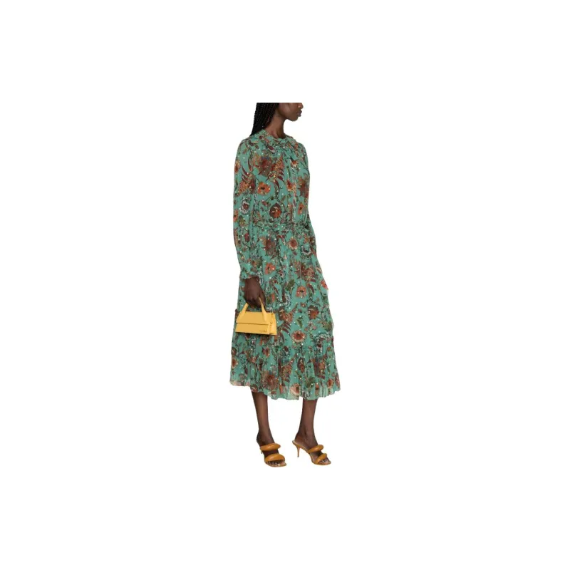 Ulla Johnson Justine Floral print Midi Skirt-1
