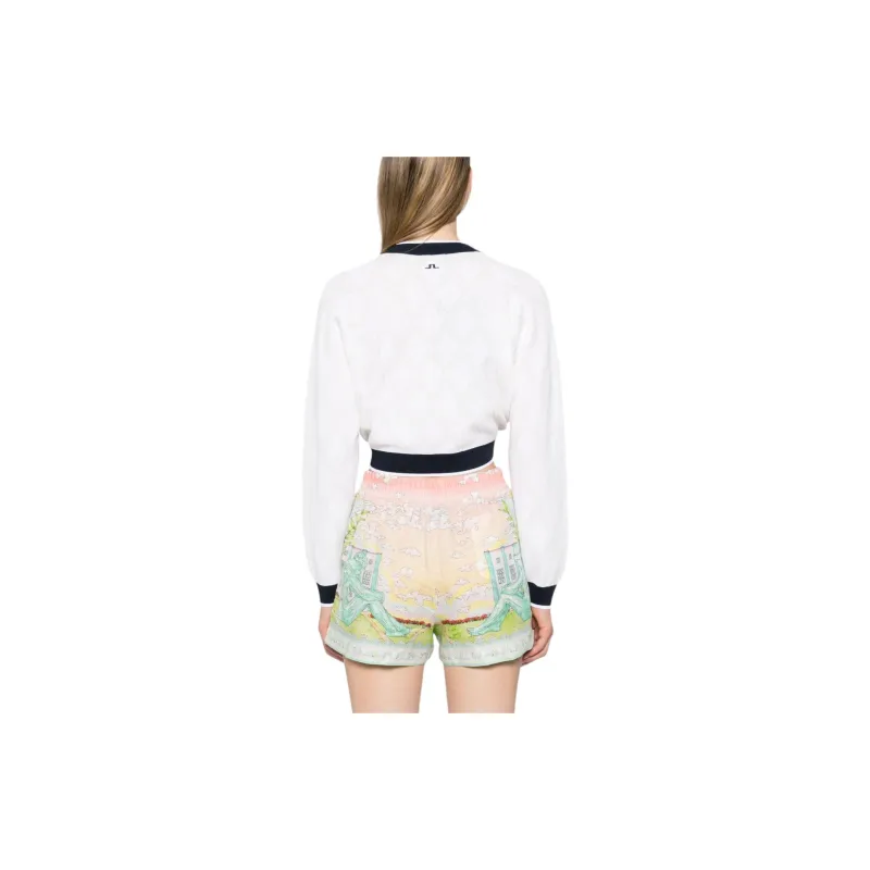 CASABLANCA Vase High Waist Shorts-2