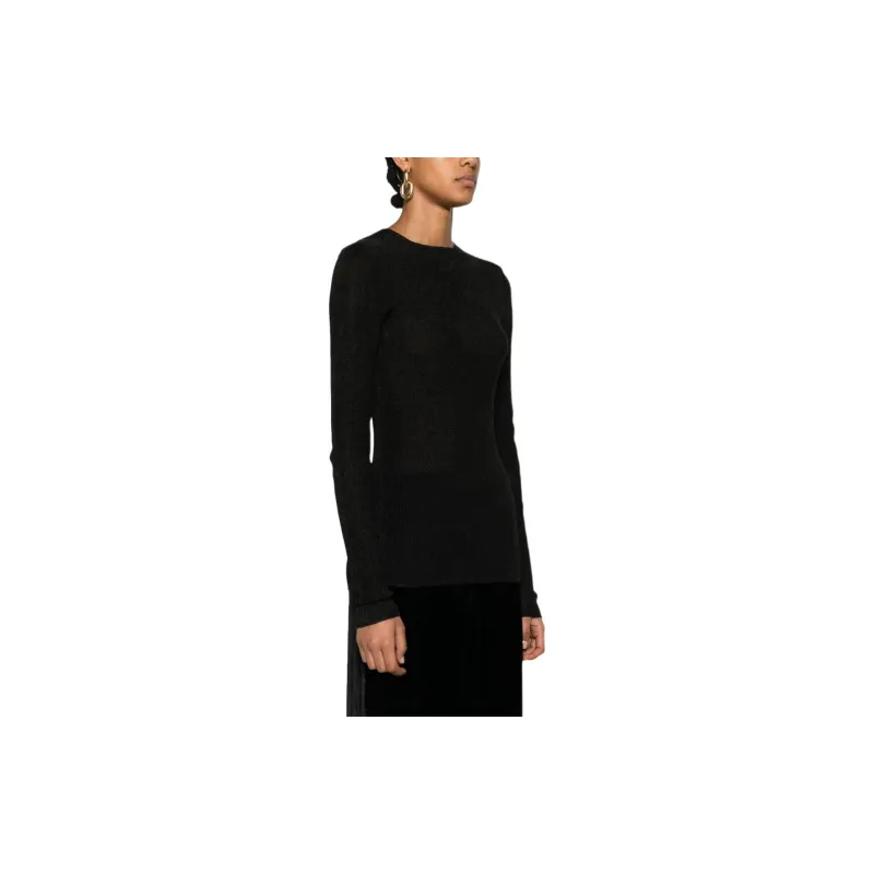 TOTEME Metallic Ribbed knit Jumper-3
