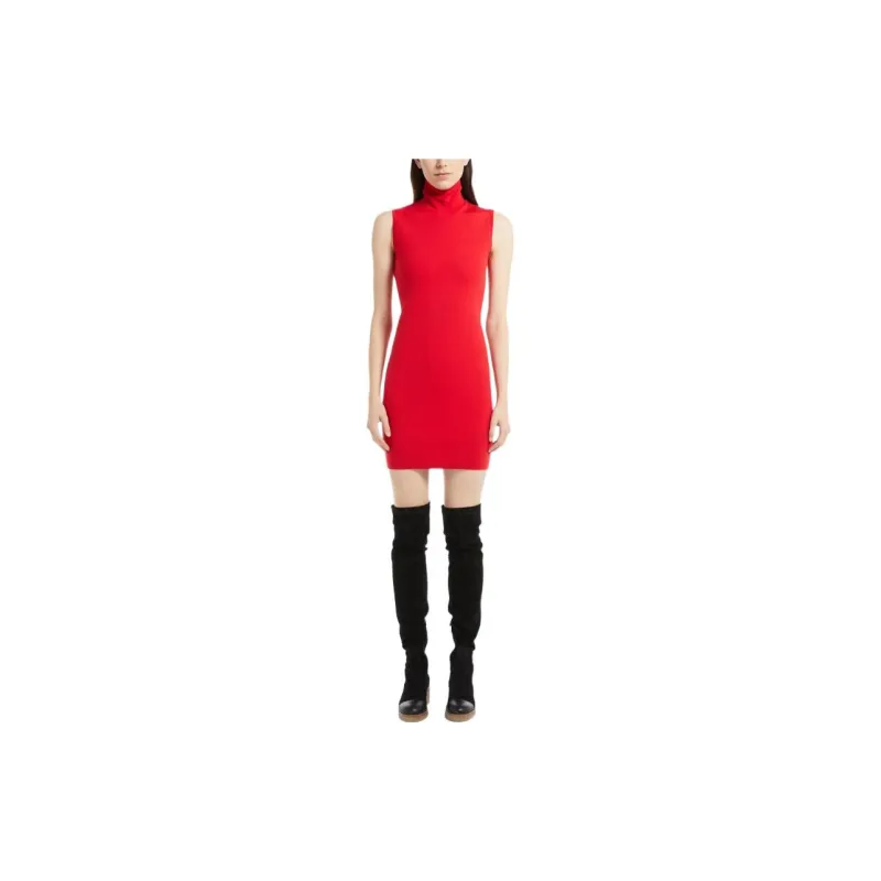 MaxMara Sleeveless Dresses Women's Red-1