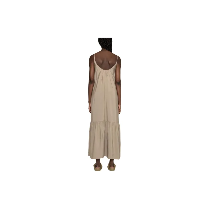 PESERICO Slip Dresses Women's Beige-2