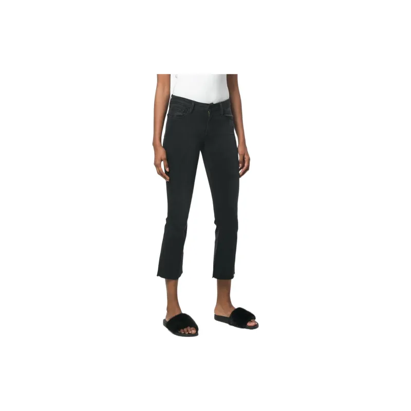 FRAME Cropped Boot Jeans-2