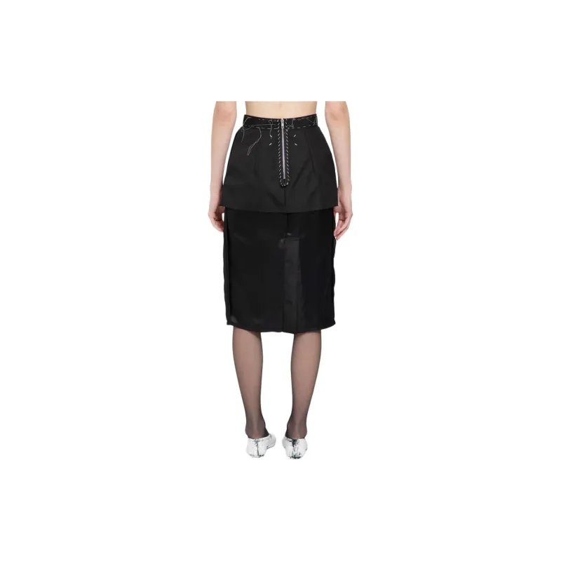 Maison Margiela Layered Midi Skirt-3