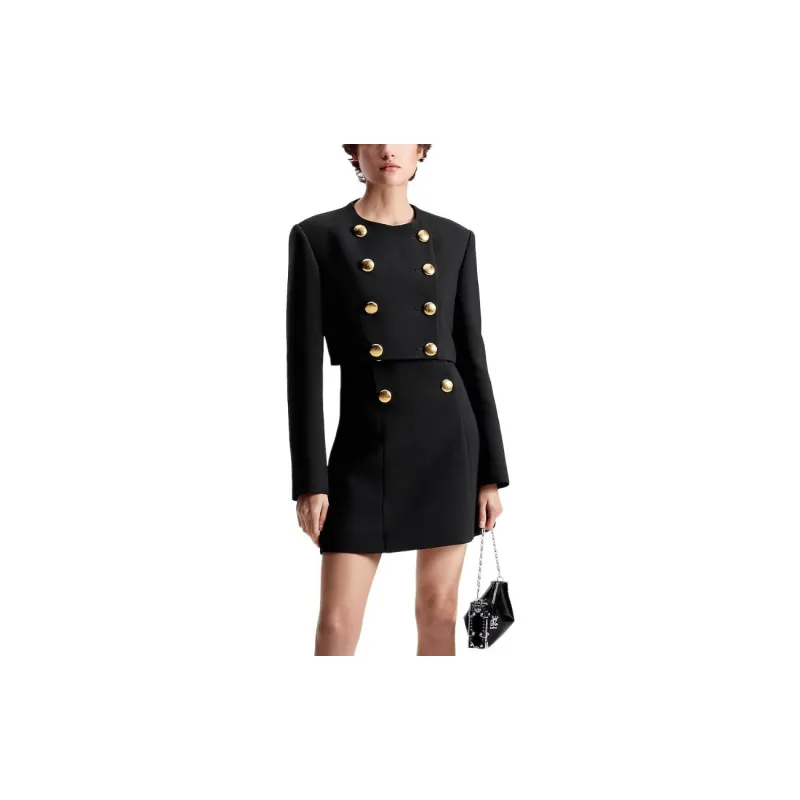 LOUIS VUITTON Hammered Button Skirt-2
