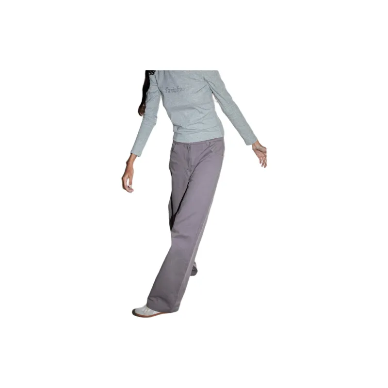 TAXIPHONE Jeans Women's Light Purple Gray-1