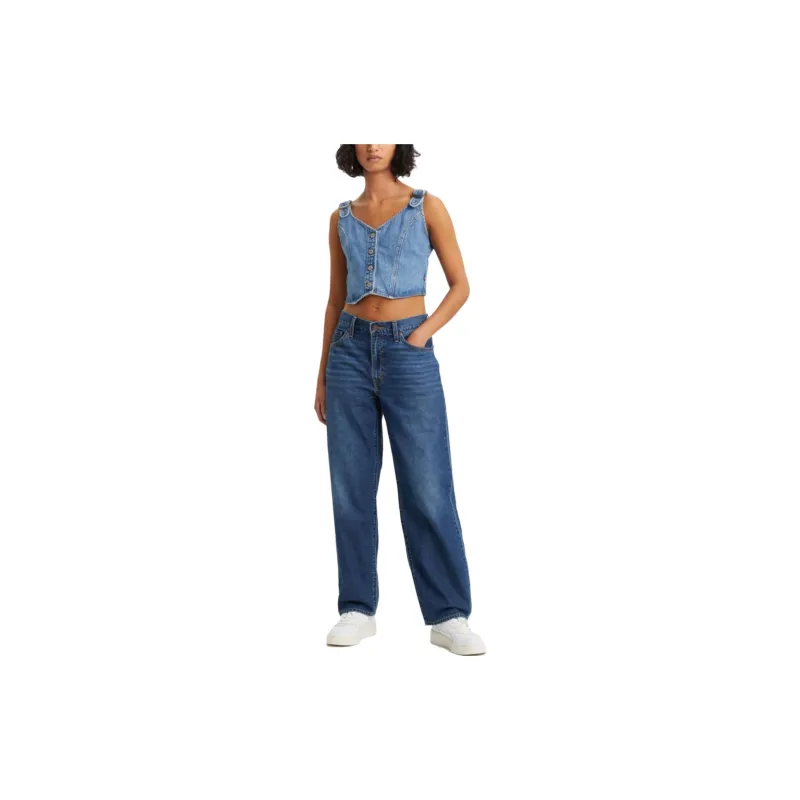 Levis SS23 Ice Cool Jeans Women's Blue-1