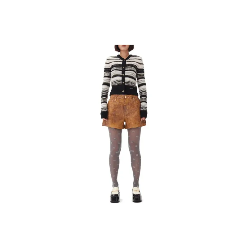 GANNI Stripe Cardigan-2