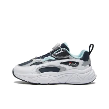 FILA KIDS Mars Cushioning Low Top Kids' Running Shoes White Blue Teenagers