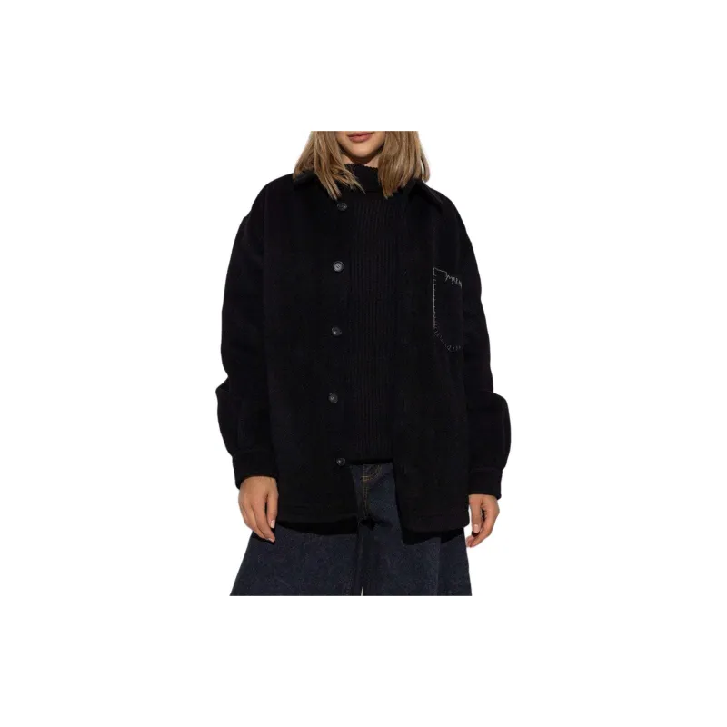 MARNI Logo Embroidered Shirt Jacket-2