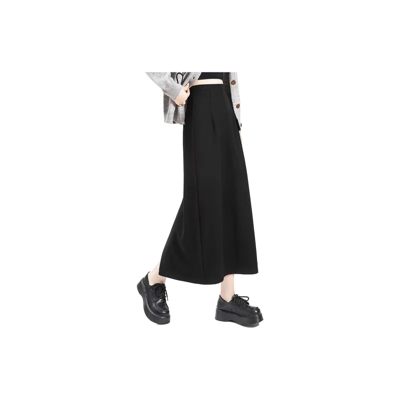 Cypress House Casual Long Skirt Women's Black-3