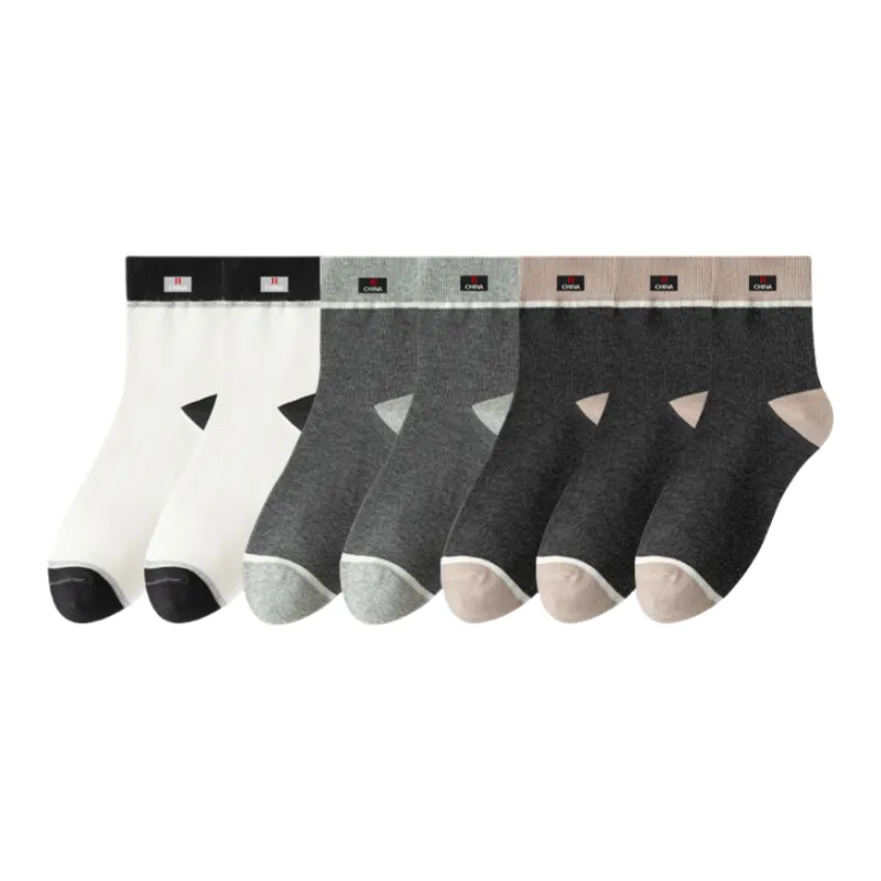 Lan Miao Mid Calf Socks Men's 7 Pack-6