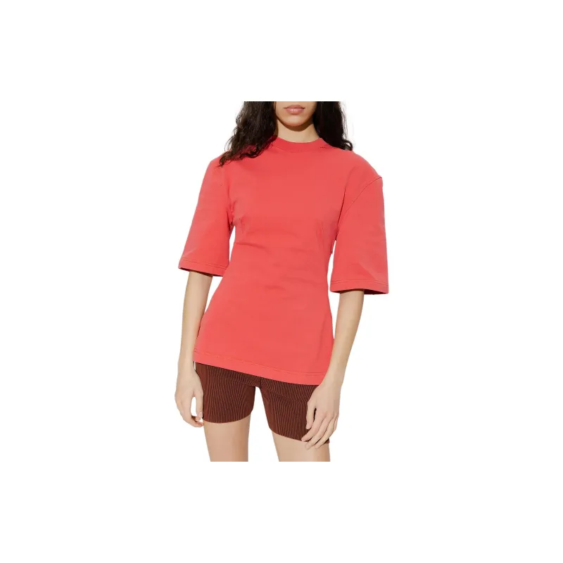 Jacquemus T Shirt Women's Orange Red-1