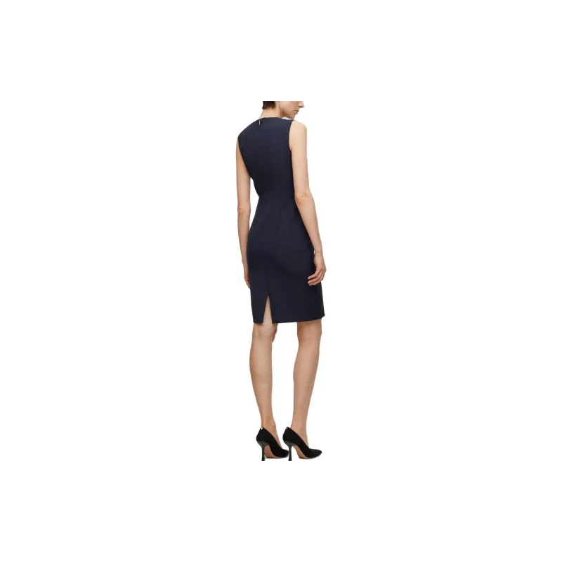 HUGO BOSS Sleeveless Dresses Women's Blue-2