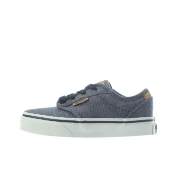 Vans Atwood Anti Slip Wear Resistant Low Top Kids' Skateboarding Shoes Denim Blue Teenagers