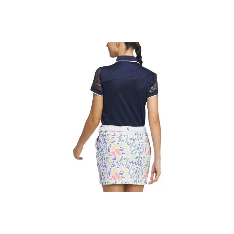 Adidas Polo Shirts Women's Collegiate Marine Blue-1
