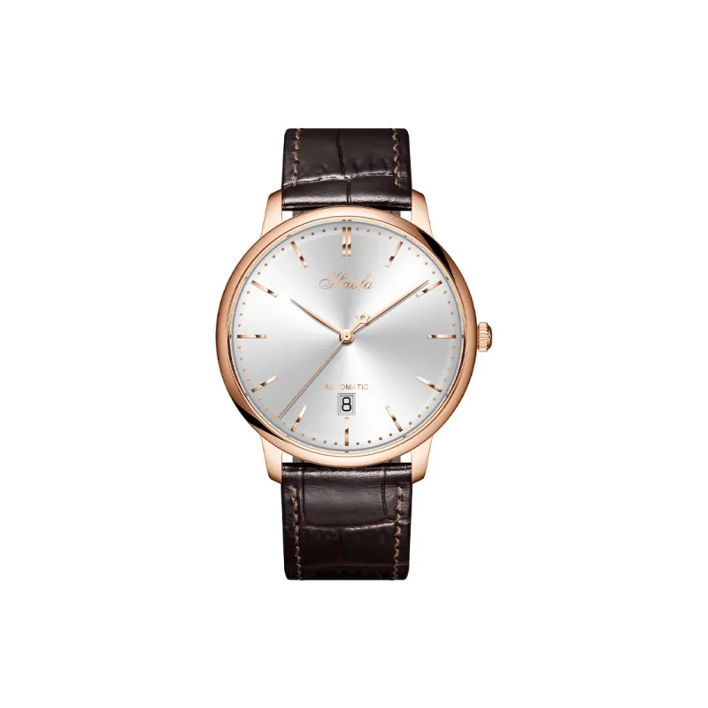 HaofaTourbillon 1606 Automatic Mechanical Movement Watch Men's Watches White Dial-5