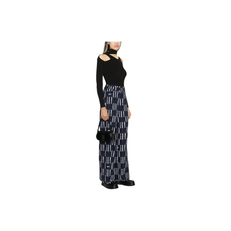 OFF WHITE Casual Pants, Regular Fit Women's Black-3