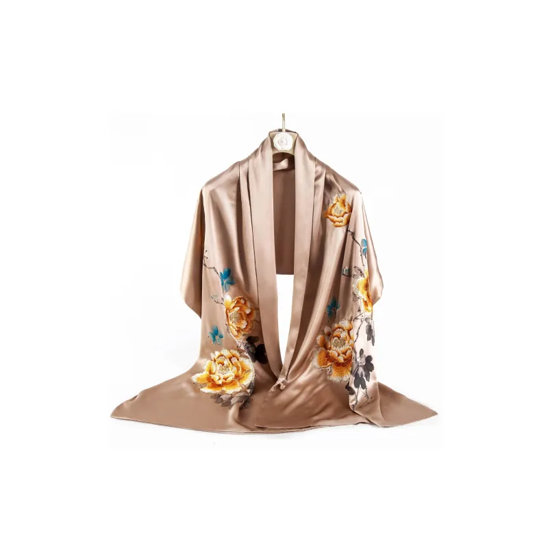 Shanghai Story Silk Scarves Women's Elegant And Dignified, Gift Box Set-0