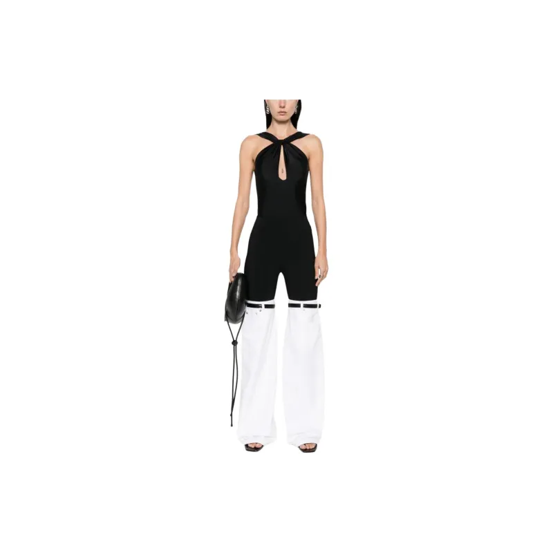 COPERNI Hybrid Denim Trousers 'Black/White'-2