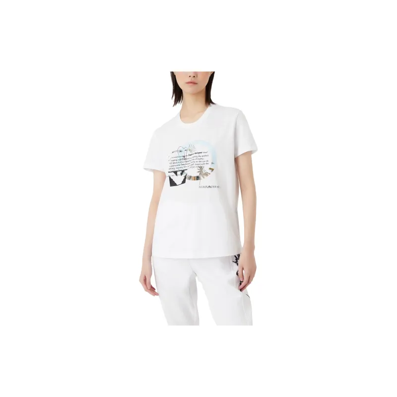 EMPORIO ARMANI T Shirts Women's White-2