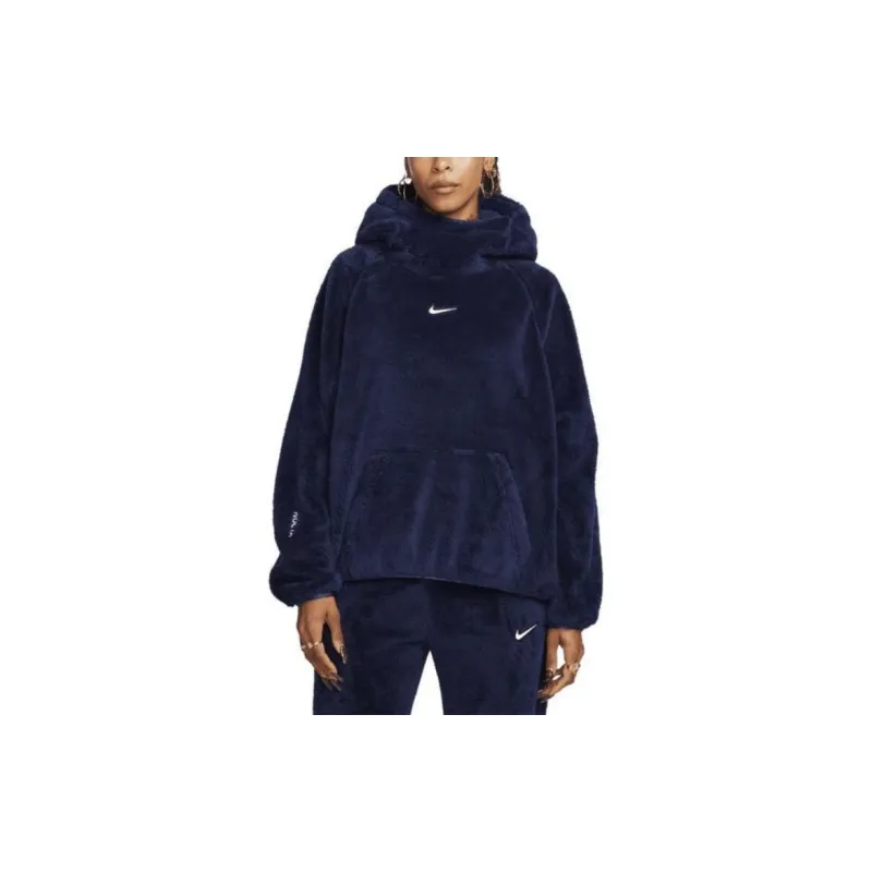 Nike X Nocta Women's Chalet Polar Top Asia Sizing Dark Blue-2