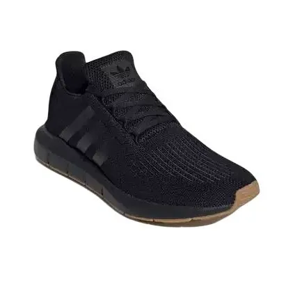 adidas Swift Run 1.0 Big Kid 'Black Gum'-1