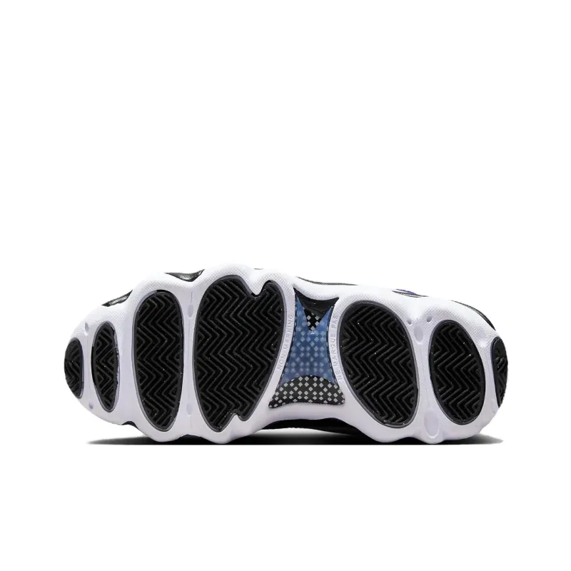 Jordan Pro Strong Slip Resistant Anti Kick Cushioning High Top Children's Basketball Shoes White Black Purple Teenagers-5