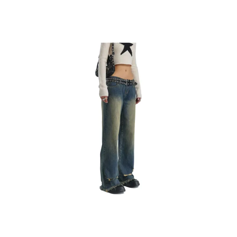 The Kript Jeans Women's Blue-3