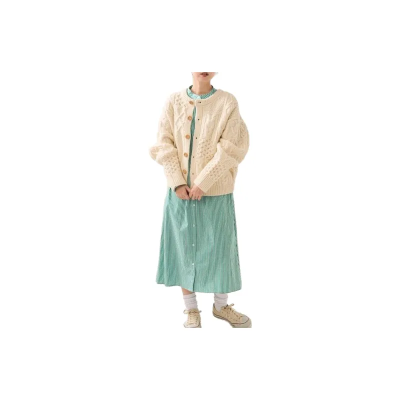 FREAK'S STORE Long Sleeved Dresses Women's Green-1
