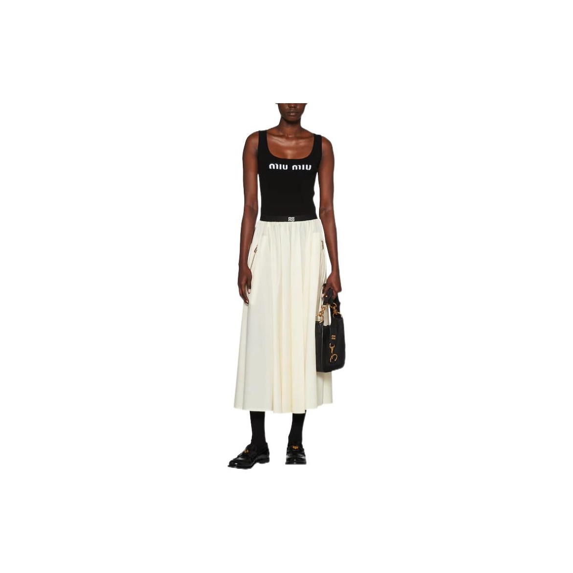 MIU MIU Logo-knit Ribbed Tank Top - Cheap Rcj Jordan Outlet MIU MIU Logo-knit Ribbed Tank Top - Cheap Rcj Jordan Outlet