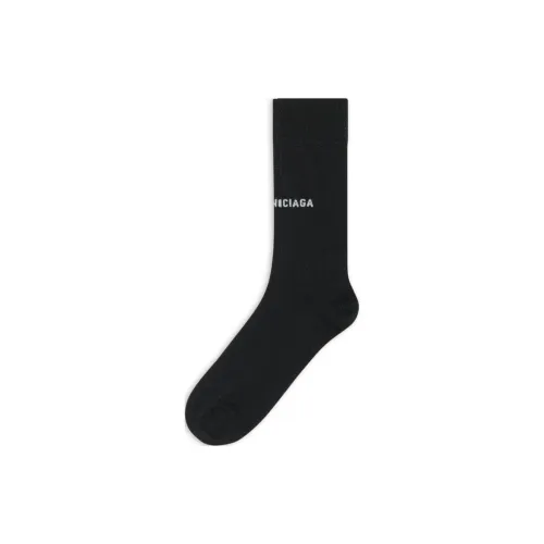 Balenciaga Knee-High Socks Regular Fit Women's 1 Pack Black