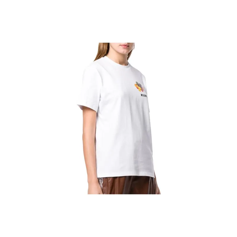 MSGM T Shirts Women's White-1