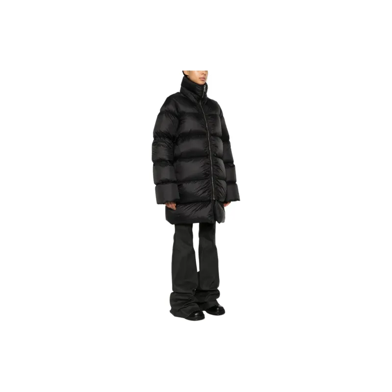 RICK OWENS Turtle Coat Black-4