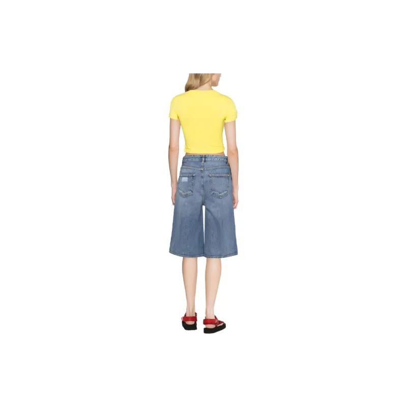 GANNI Denim Shorts Women's Blue-2