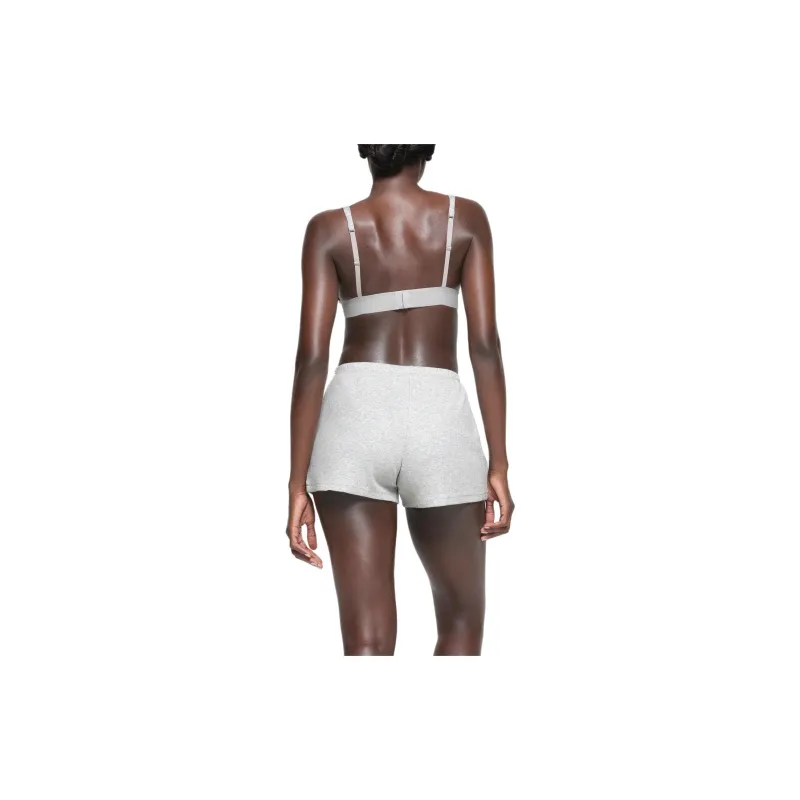 SKIMS COTTON RIB SHORT SHORT Casual Shorts Women's Light Heather Grey-2