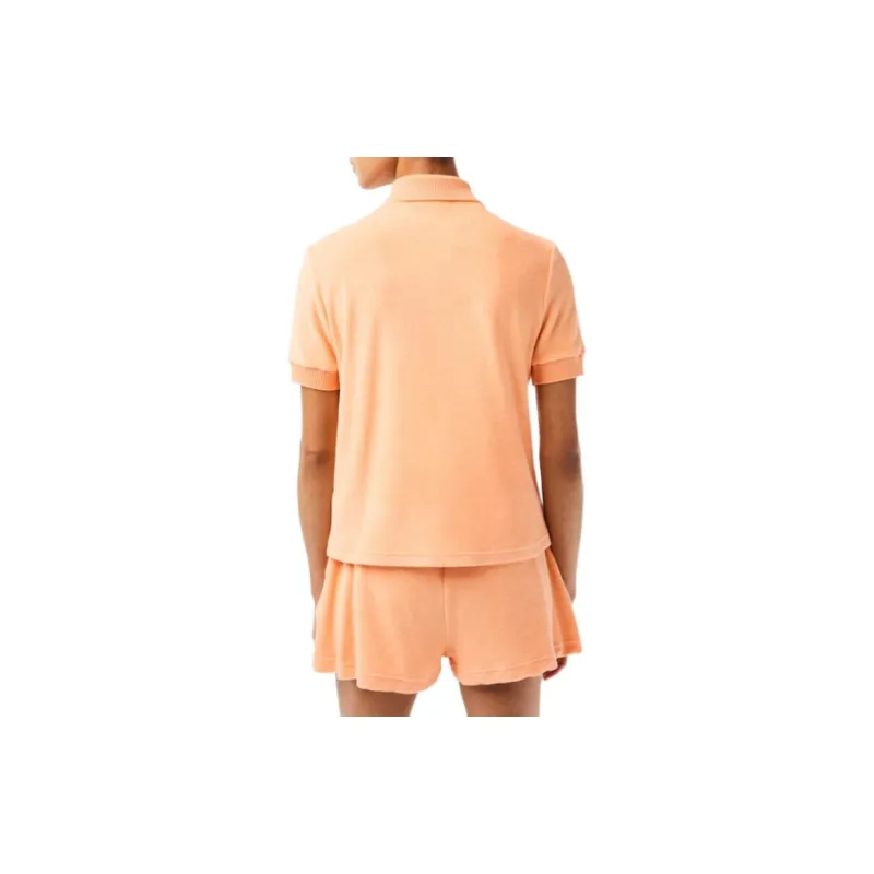 LACOSTE Polo Shirt Women's Light Orange-3