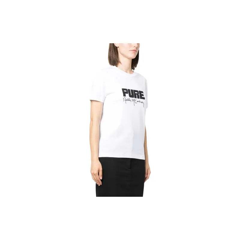 Stella McCartney Logo Printed Crewneck T Shirt-3