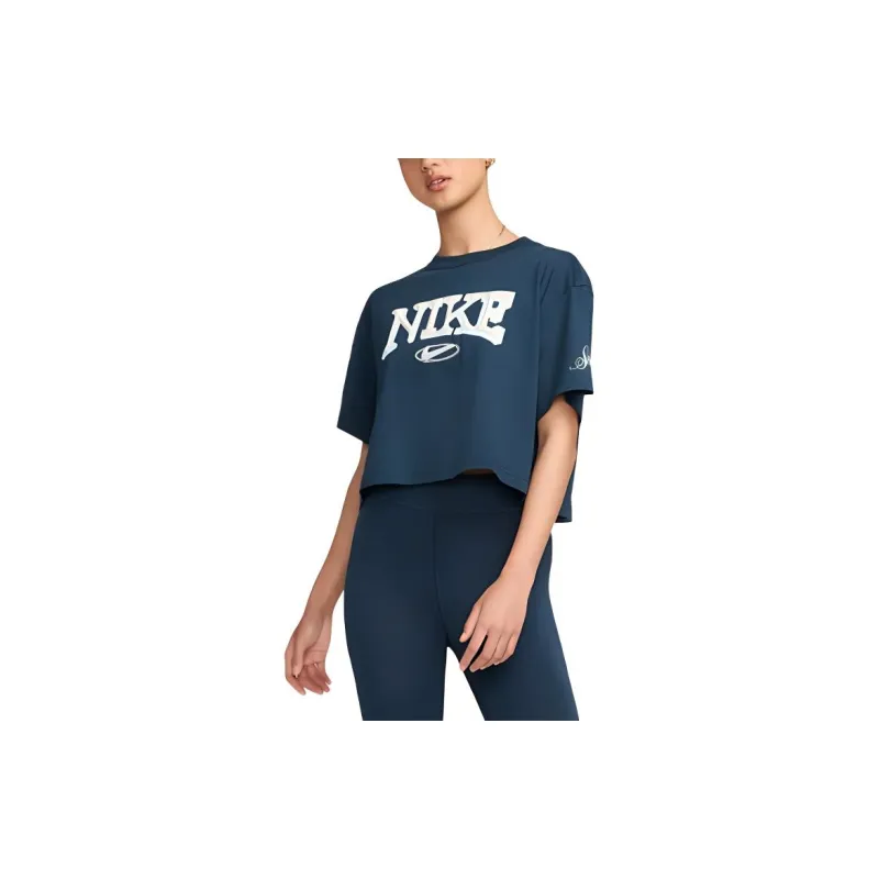 Nike T Shirt Women's Marine Blue-2