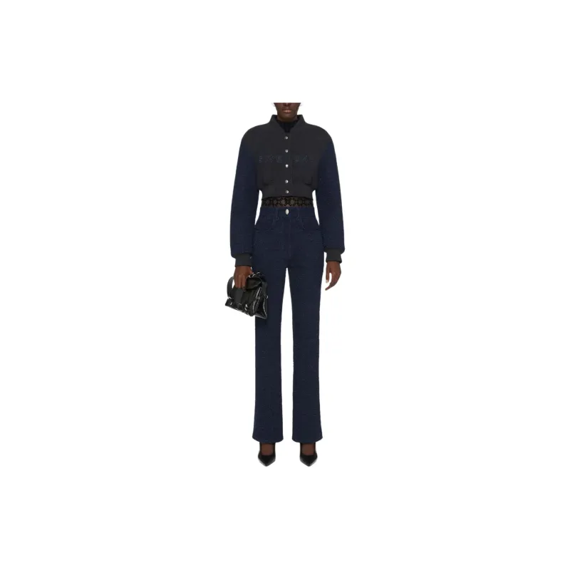 Givenchy Logo Detailed Cropped Varsity Jacket-1