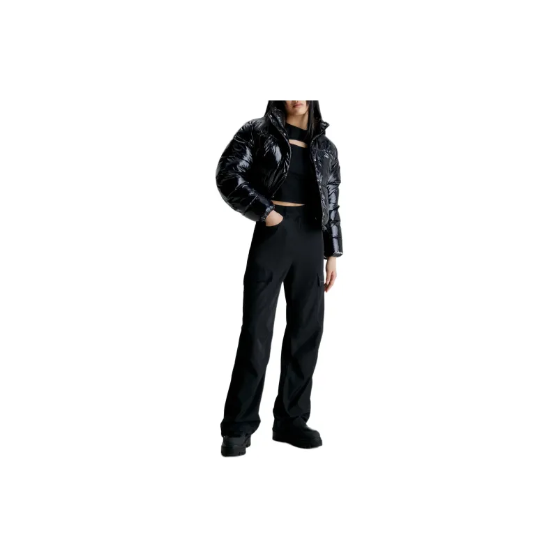 CALVIN KLEIN Cargo Pants Europe Version Women's Black-1