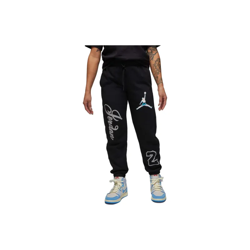 Jordan Knitted Sweatpants Women's Black-2